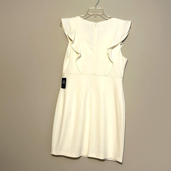 Off white sleeveless midi dress - Picture 3 of 3